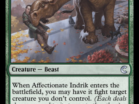 Affectionate Indrik [Ravnica: Clue Edition] on Sale