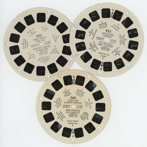 Cowboy Stars - View-Master 3 Reel Packet - 1950 s vintage - S3D For Cheap