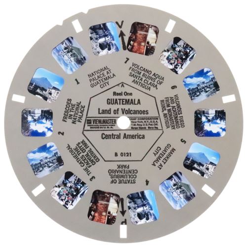 Guatemala - View-Master 3 Reel Packet - 1960s views - vintage - (B012-G1A) Sale