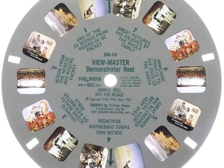 DR-10x - Demonstrator Reel - View-Master Single Reel - 1950s - vintage - (DR-10x) Supply