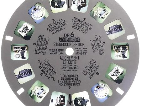 View-Master Stereroconception Alignement Effectif - Demonstration Reel - 1950s - vintage - (DR-6F) on Sale