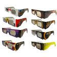 Souvenir Eclipse Glasses  Deluxe Assortment  - 8 pair - AAS & CE Approved - ISO Certified Safe for all solar eclipses - NEW Cheap