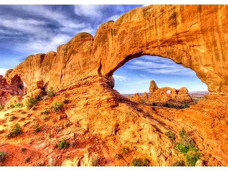 Arches National Park: Turret Arch - 3D Lenticular Postcard Greeting Card - NEW Cheap