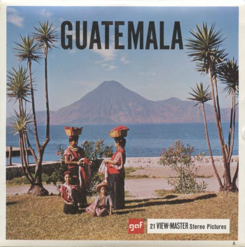 Guatemala - View-Master 3 Reel Packet - 1960s views - vintage - (B012-G1A) Sale