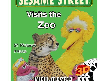 Sesame Street - Visits the Zoo - View Master 3 Reel Set - NEW on Sale