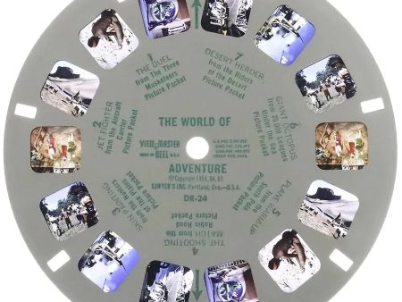 DR-24 - The World of Adventure - View-Master Single Reel - vintage - (DR-24) Online Hot Sale