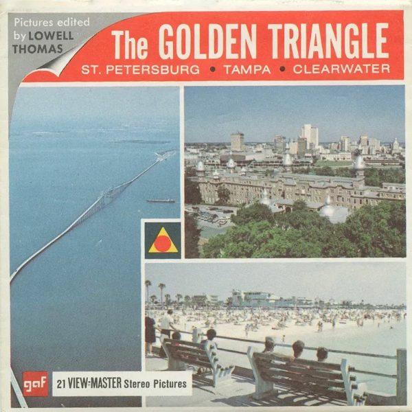 Golden Triangle - View-Master 3 Reel Packet - 1968 - vintage - (zur Kleinsmiede) - (A984-G1) Hot on Sale