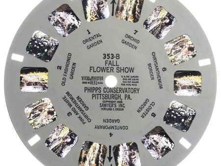 Fall Flower Show Phipps Conservatory - View-Master Printed Reel - 1955 - vintage - #353-B Discount