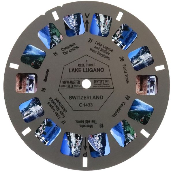 Lake Lugano - View-Master 3 Reel Packet - vintage - C143E-BS6 Sale