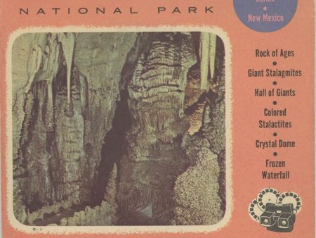 Carlsbad Caverns - National Park - View-Master 3 Reel Packet - 1950 s view - vintage - (PKT-CARLSBAD-S3) Supply