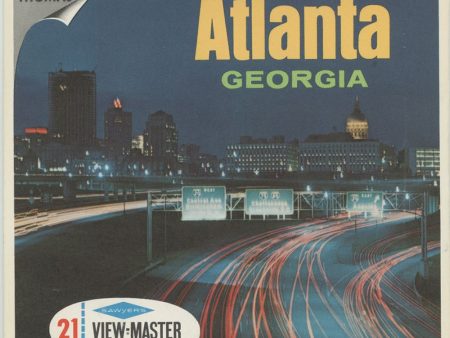 Atlanta ,Georgia - View-Master 3 Reel Packet - 1966 - vintage - (A916-S6A) Online now