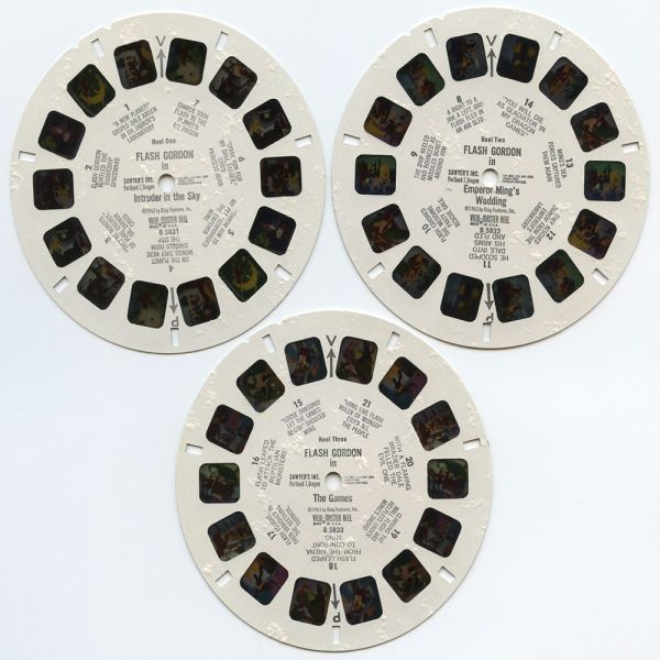 Flash Gordon - View-Master 3 Reel Packet - 1960s - vintage - (B583-S6) Discount