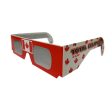 Solar Eclipse Glasses - ISO Certified Safe - Cardboard ( Oh Canada! ) - NEW Online Hot Sale