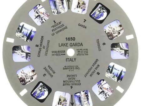 1650 - Lake Garda - View-Master - Vintage Single Reel - no date For Sale