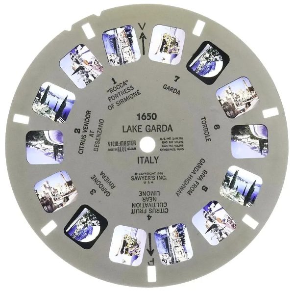 1650 - Lake Garda - View-Master - Vintage Single Reel - no date For Sale