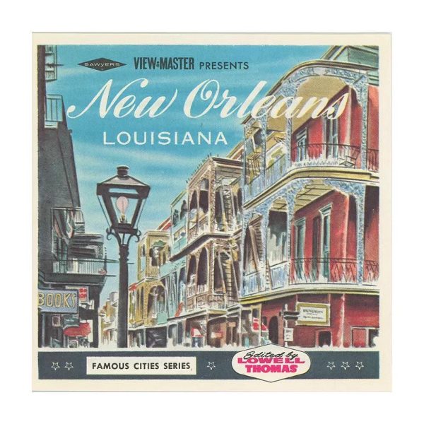 New Orleans - Louisiana - View-Master 3 Reel Packet - 1960s views - vintage - (A946-S6A) on Sale