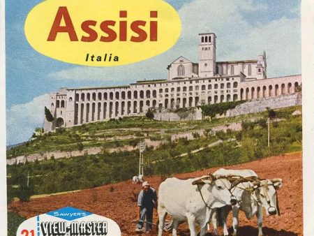 Assisi Italia (Italy) - View-Master 3 Reel Packet - 1960s Views - Vintage - (zur Kleinsmiede) - (C047-BS6) Discount