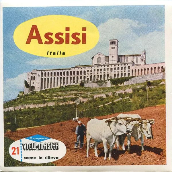 Assisi Italia (Italy) - View-Master 3 Reel Packet - 1960s Views - Vintage - (zur Kleinsmiede) - (C047-BS6) Discount