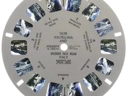 1628 - Valtellina and Splogen Pass Road - View-Master - Vintage Single Reel Online Sale