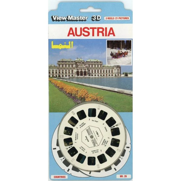 Austria - View-Master 3 Reel Set on Card - (zur Kleinsmiede) - (C660-123-EM) - NEW Fashion