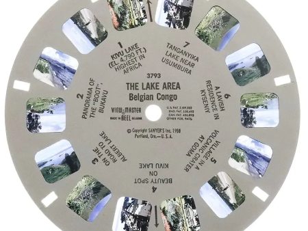 3793 - Lake Area, Belgian Congo - View-Master - Vintage Single Reel Online Hot Sale