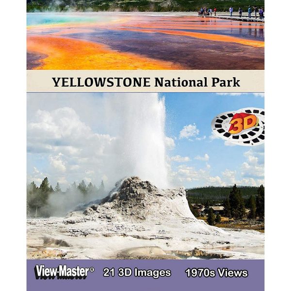 Yellowstone National Park - 1970 s View-Master 3 Reel Set  - vintage Online