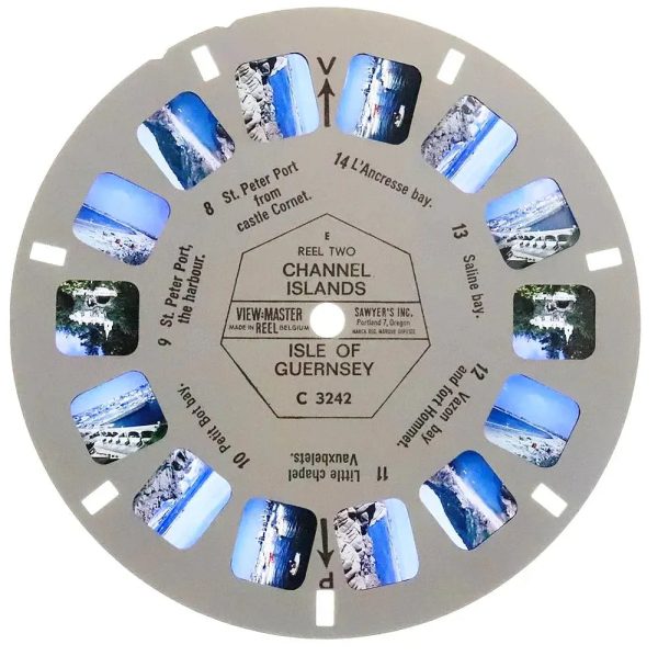 Channel Islands - View-Master 3 Reel Packet - 1970 - vintage - (zur Kleinsmiede) - (C324-BG4) Cheap