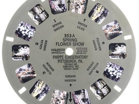 Spring Flower Show Phipps Conservatory - View-Master Printed Reel - 1955 - vintage - #353-A Online