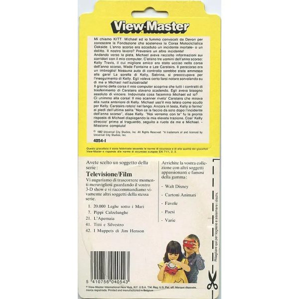 Supercar - View-Master 3 Reel Set on Card - 1982 - vintage - (4054-I) For Discount