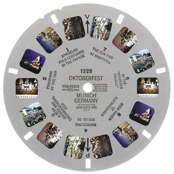 1528 - OKTOBERFEST - View-Master - Single Reel - vintage Online Hot Sale