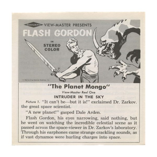 Flash Gordon - View-Master 3 Reel Packet - 1960s - vintage - (B583-S6) Discount