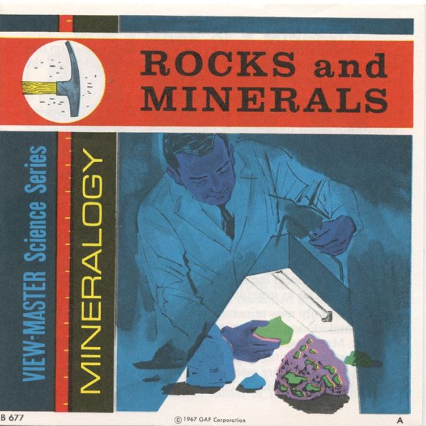 Rocks and Minerals - Mineralogy - View-Master 3 Reel Packet - 1960s views - vintage - (B677-G1A) Online Hot Sale