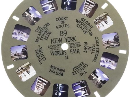 New York worlds Fair II - View-Master Hand Letter  Reel - vintage - (HL-89n) Cheap