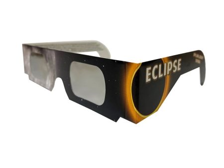 Souvenir Solar Eclipse Glasses - ISO Certified Safe - Cardboard ( Get Mooned ) - NEW Supply