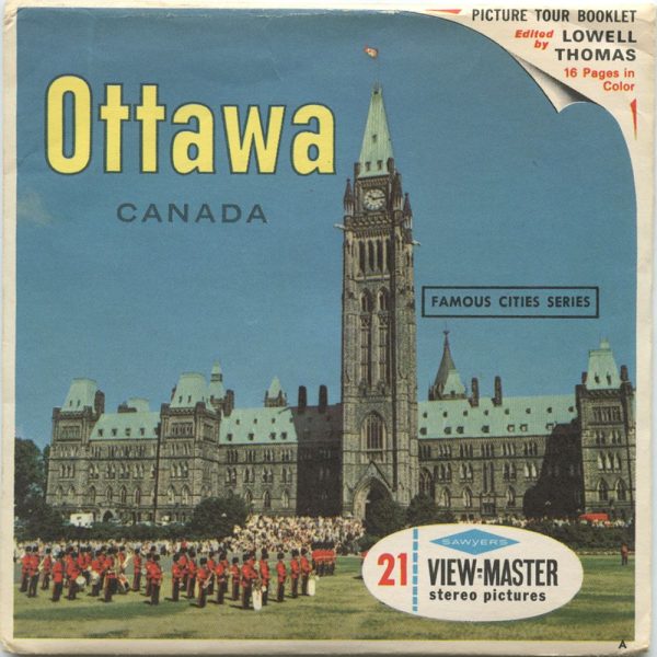 Ottawa - View-Master 3 Reel Packet - 1960s views - vintage - A036-S6A Online Sale