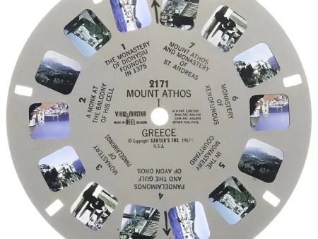 2171 - Mount Athos I - View-Master - Vintage Single Reel Fashion