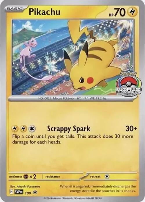 Pikachu (190) [Scarlet & Violet: Black Star Promos] Sale