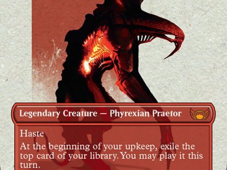 Urabrask, Heretic Praetor (Borderless Concept Praetors) [Phyrexia: All Will Be One] Online Sale