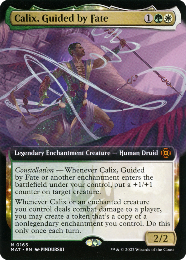 Calix, Guided by Fate (Extended Art) [March of the Machine: The Aftermath] Hot on Sale