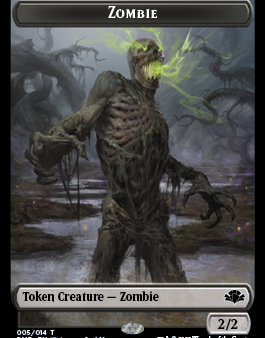 Zombie    Cat (008) Double-Sided Token [Dominaria Remastered Tokens] Online Hot Sale