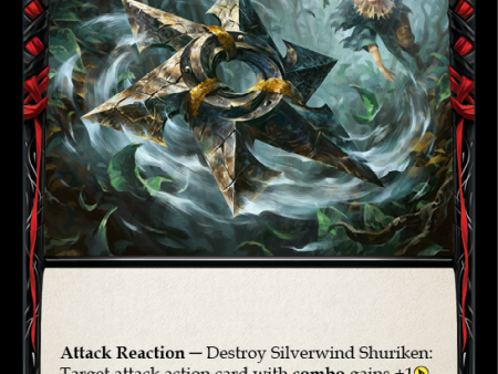 Silverwind Shuriken [OUT054] (Outsiders)  Rainbow Foil Cheap