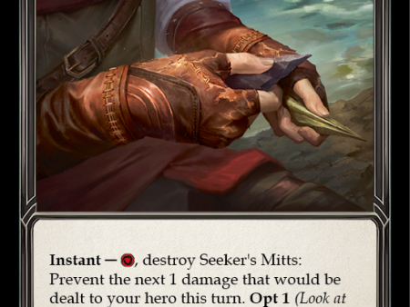 Seeker s Mitts [OUT177] (Outsiders)  Rainbow Foil Discount