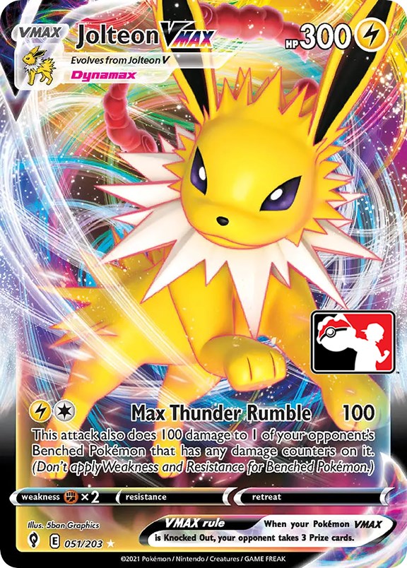 Jolteon VMAX (051 203) [Prize Pack Series One] For Discount