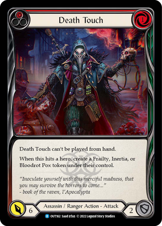 Death Touch (Red) [OUT162] (Outsiders)  Rainbow Foil For Sale