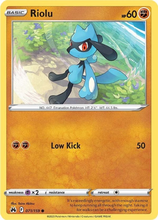 Riolu (071 159) [Sword & Shield: Crown Zenith] For Cheap