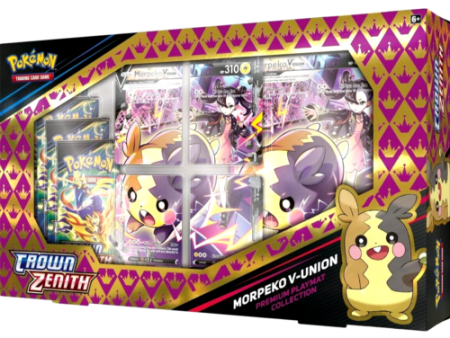 Pokemon TCG Crown Zenith Morpeko V-Union Playmat Premium Collection Box Cheap