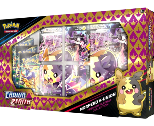 Pokemon TCG Crown Zenith Morpeko V-Union Playmat Premium Collection Box Cheap