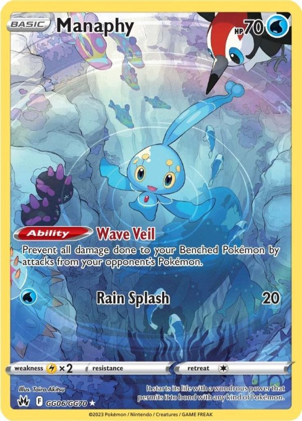 Manaphy (GG06 GG70) [Sword & Shield: Crown Zenith] Discount