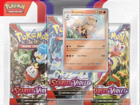 PKM 3-Pack Blister - Scarlet & Violet 1 Online Hot Sale