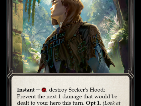 Seeker s Hood [OUT175] (Outsiders)  Rainbow Foil Supply